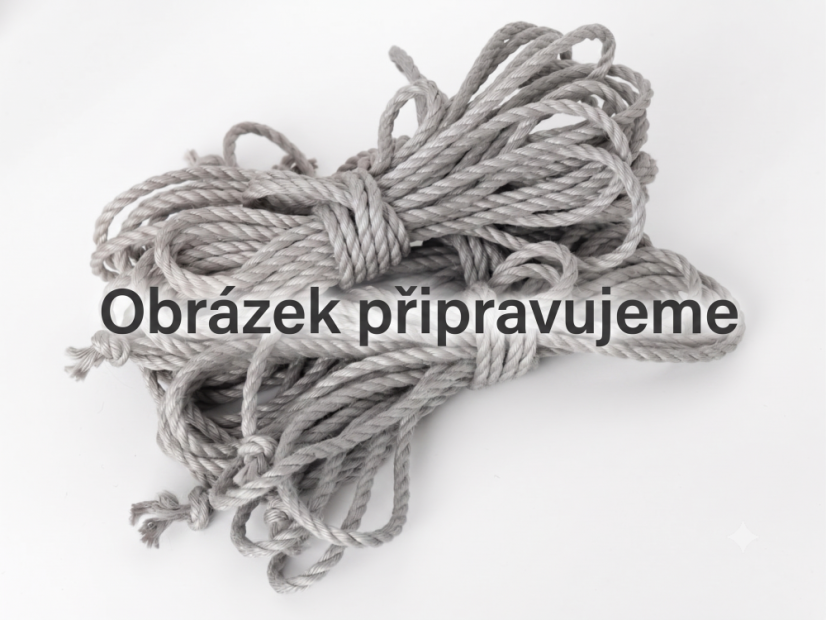 Jutový provaz - červený
