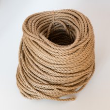 Japonský jutový provaz - 6 mm neopracovaný metráž